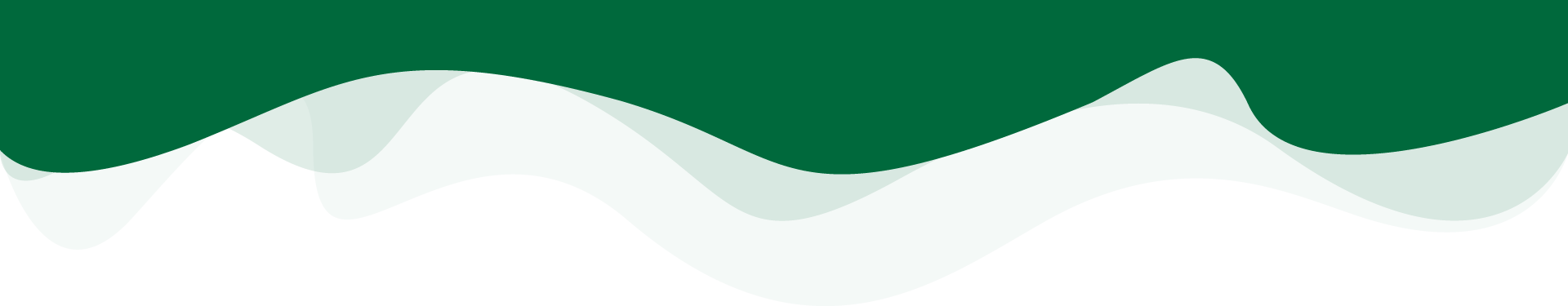 Green page header wave